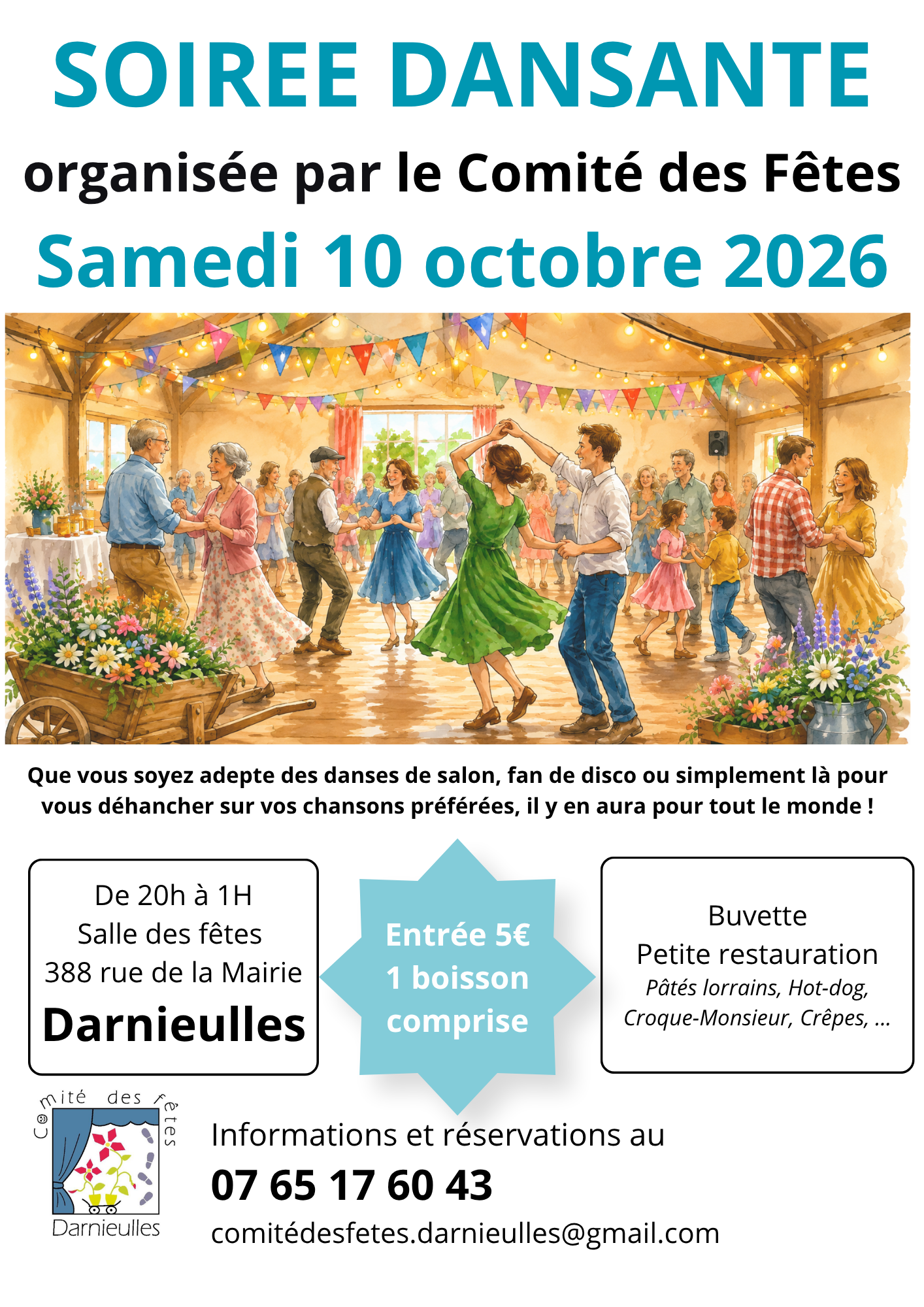 SOIREE DANSANTE à DARNIEULLES